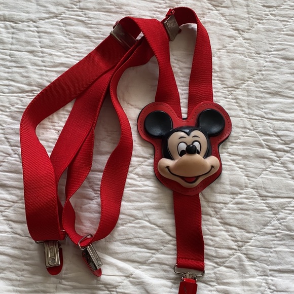 Vintage Mickey Mouse Suspenders - Picture 1 of 5